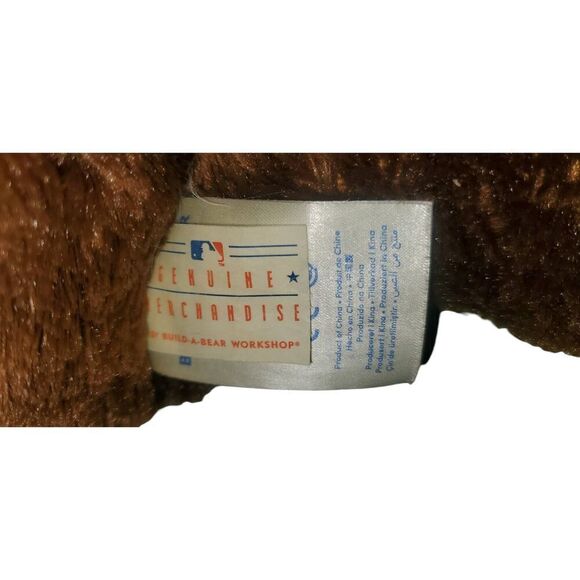 Build A Bear LA Dodgers Brown Teddy Bear MLB Baseball Plush 16”. - Picture 5 of 6